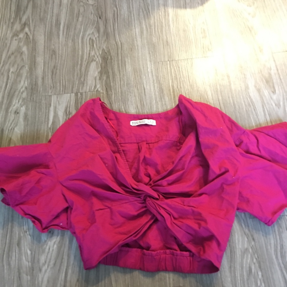 Zara Pink Crop Top